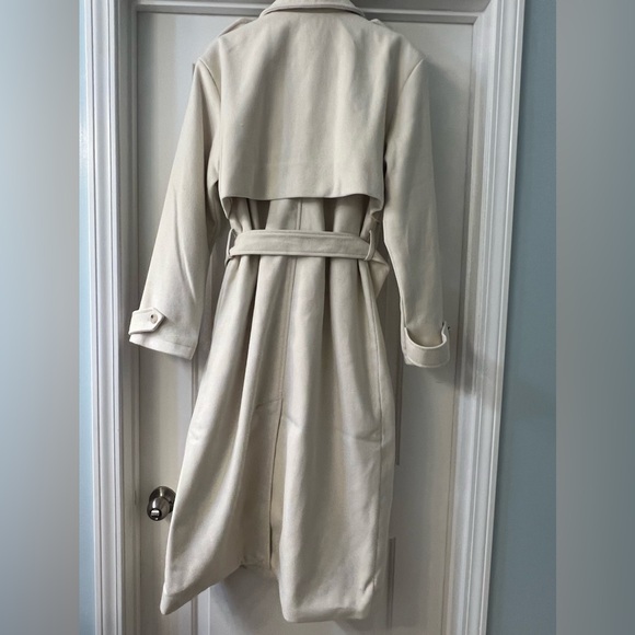 Brushed finished twill trench coat small - Picture 7 of 9